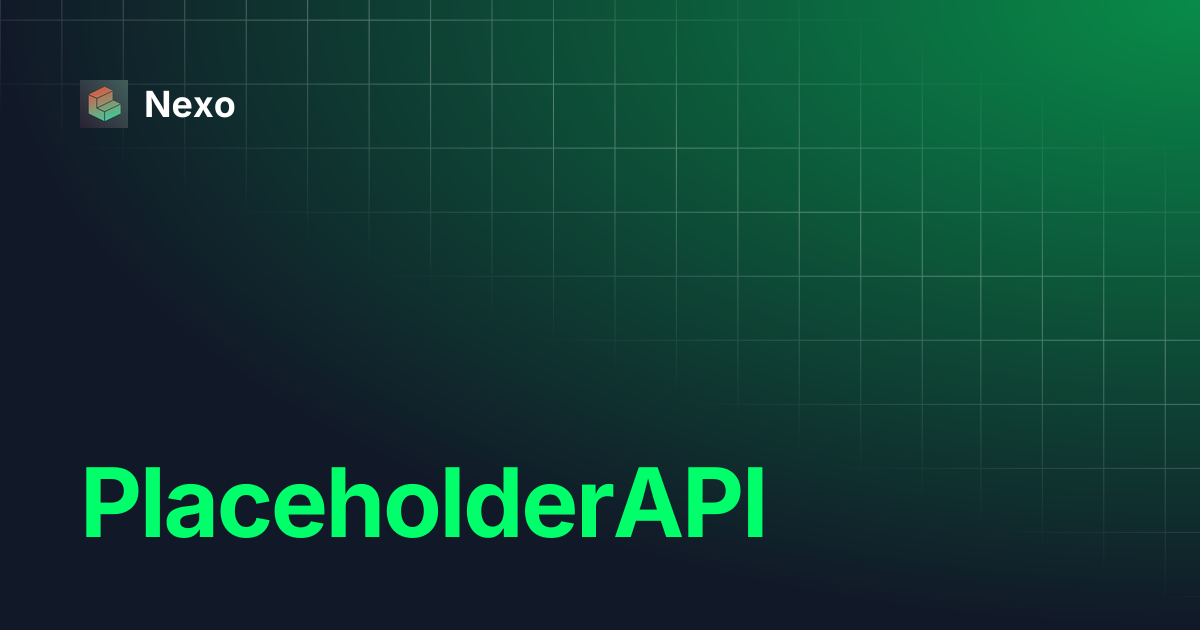 PlaceholderAPI | Nexo